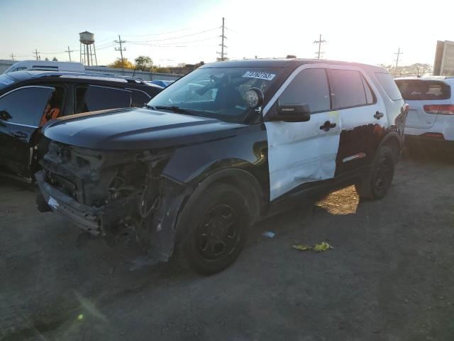 1FM5K8AR5HGE30309 - 2017 FORD EXPLORER POLICE INTERCEPTOR BLACK photo 1