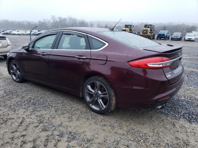 3FA6P0VPXHR302344 - 2017 FORD FUSION SPORT MAROON photo 2