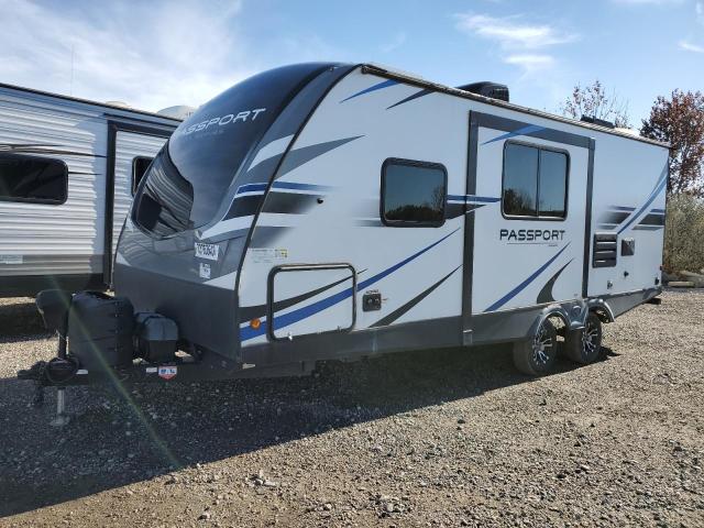 4YDT22122MD410507 - 2021 KEYSTONE PASSPORT WHITE photo 2