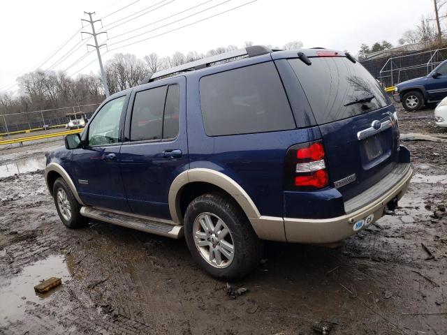 1FMEU74E36UA09605 - 2006 FORD EXPLORER EDDIE BAUER BLUE photo 2