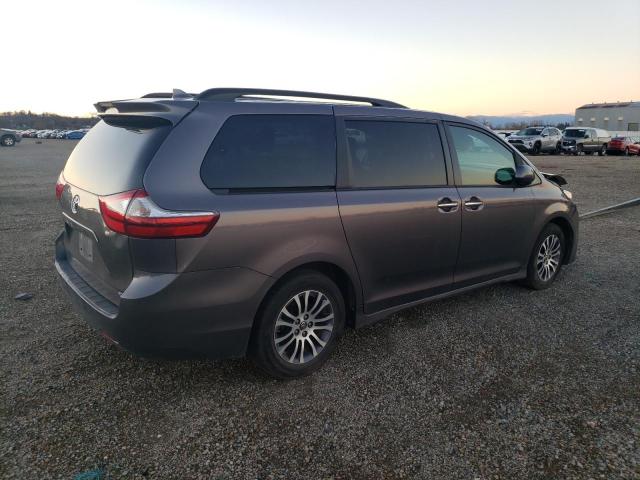 5TDYZ3DC3KS994416 - 2019 TOYOTA SIENNA XLE GRAY photo 3