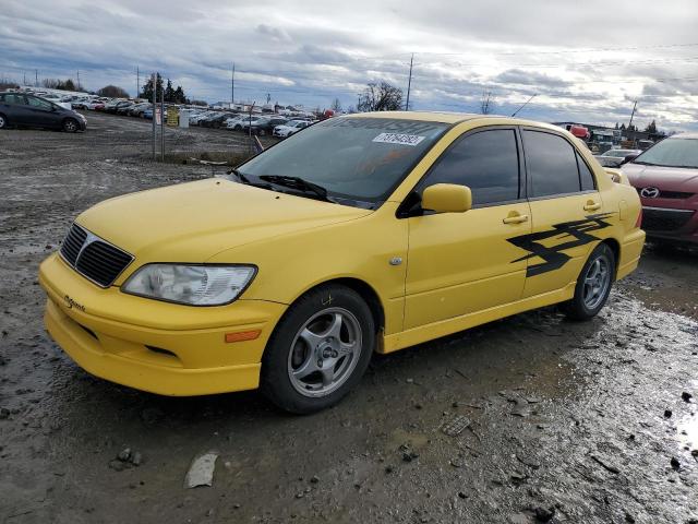 JA3AJ86E73U005582 - 2003 MITSUBISHI LANCER OZ RALLY YELLOW photo 1