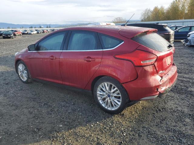 1FADP3N28HL215067 - 2017 FORD FOCUS TITANIUM BURGUNDY photo 2