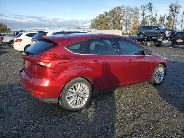 1FADP3N28HL215067 - 2017 FORD FOCUS TITANIUM BURGUNDY photo 3