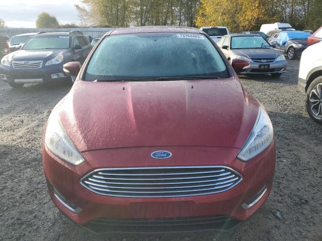 1FADP3N28HL215067 - 2017 FORD FOCUS TITANIUM BURGUNDY photo 5