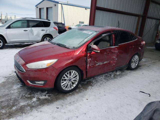 1FADP3J25HL288161 - 2017 FORD FOCUS TITANIUM RED photo 1