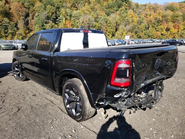 1C6SRFHT3MN619031 - 2021 RAM 1500 LIMITED BLACK photo 2