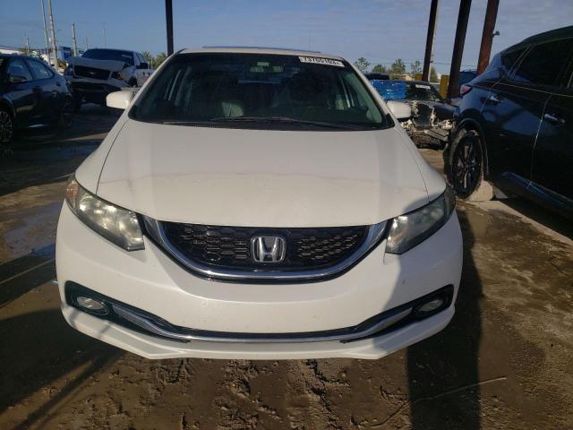 19XFB2F98EE070012 - 2014 HONDA CIVIC EXL WHITE photo 5