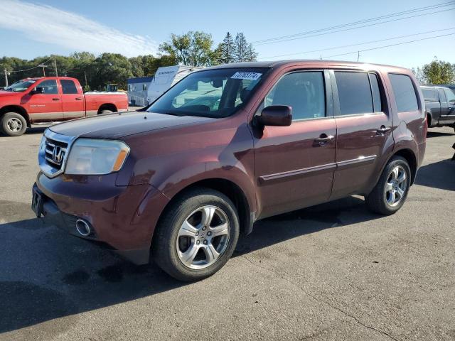 5FNYF3H68CB040750 - 2012 HONDA PILOT EXL BURGUNDY photo 1