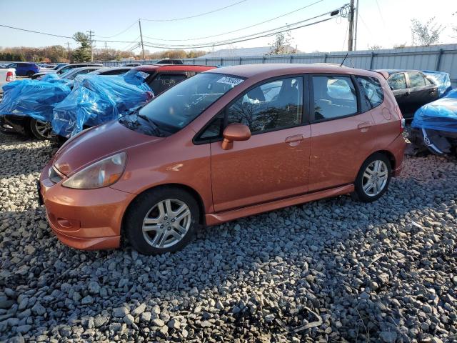JHMGD38687S026548 - 2007 HONDA FIT S ნარინჯისფერი ფოტო 1