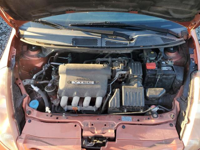 JHMGD38687S026548 - 2007 HONDA FIT S ნარინჯისფერი ფოტო 11