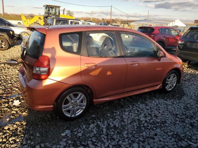 JHMGD38687S026548 - 2007 HONDA FIT S ნარინჯისფერი ფოტო 3