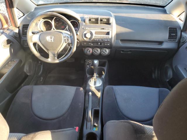 JHMGD38687S026548 - 2007 HONDA FIT S ნარინჯისფერი ფოტო 8