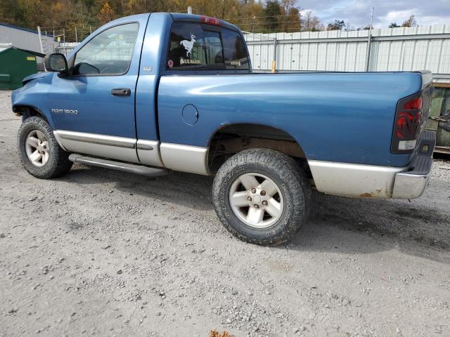 1D7HU16N12J161833 - 2002 DODGE RAM 1500 BLUE photo 2