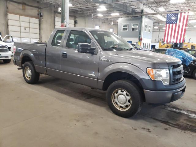 1FTFX1CT9DFB84634 - 2013 FORD F150 SUPER CAB GRAY photo 4