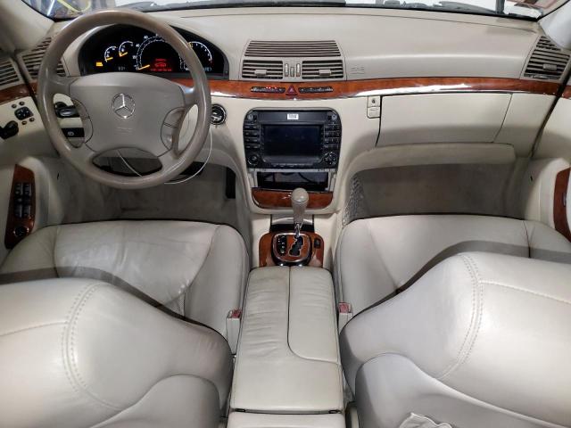 WDBNG83J45A451873 - 2005 MERCEDES-BENZ S 430 4MATIC BLACK photo 8