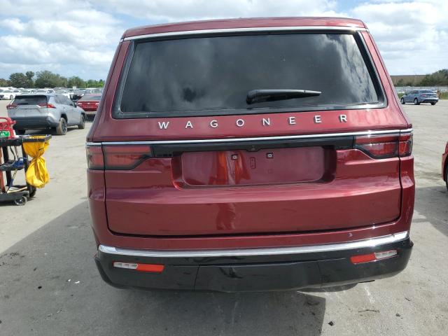 1C4SJUAT2NS207183 - 2022 JEEP WAGONEER SERIES I RED photo 6