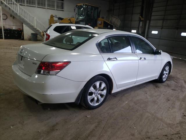 1HGCP36888A059604 - 2008 HONDA ACCORD EXL WHITE photo 3