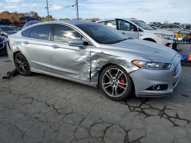 3FA6P0K99ER336499 - 2014 FORD FUSION TITANIUM SILVER photo 4