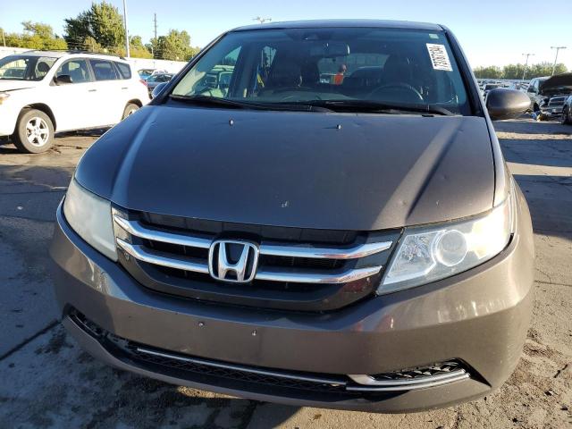 5FNRL5H69EB043359 - 2014 HONDA ODYSSEY EXL BROWN photo 5