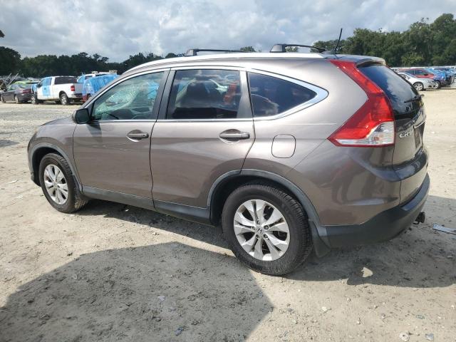 5J6RM3H71DL008878 - 2013 HONDA CR-V EXL BROWN photo 2