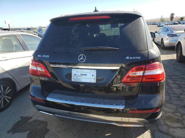 4JGDA5HB0CA014251 - 2012 MERCEDES-BENZ ML 350 4MATIC BLACK photo 6