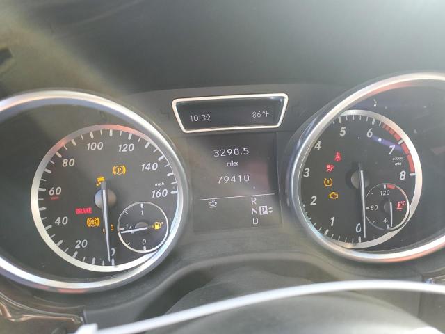 4JGDA5HB0CA014251 - 2012 MERCEDES-BENZ ML 350 4MATIC BLACK photo 9