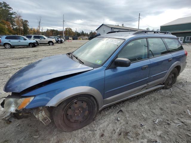 4S4BP60C187318869 - 2008 SUBARU OUTBACK BLUE photo 1