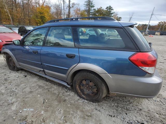 4S4BP60C187318869 - 2008 SUBARU OUTBACK BLUE photo 2