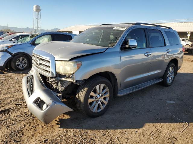 5TDBY68A98S003537 - 2008 TOYOTA SEQUOIA LIMITED SILVER photo 1