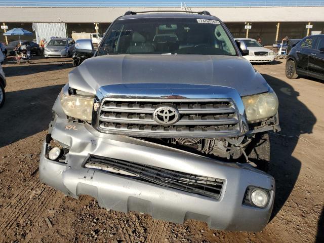 5TDBY68A98S003537 - 2008 TOYOTA SEQUOIA LIMITED SILVER photo 5