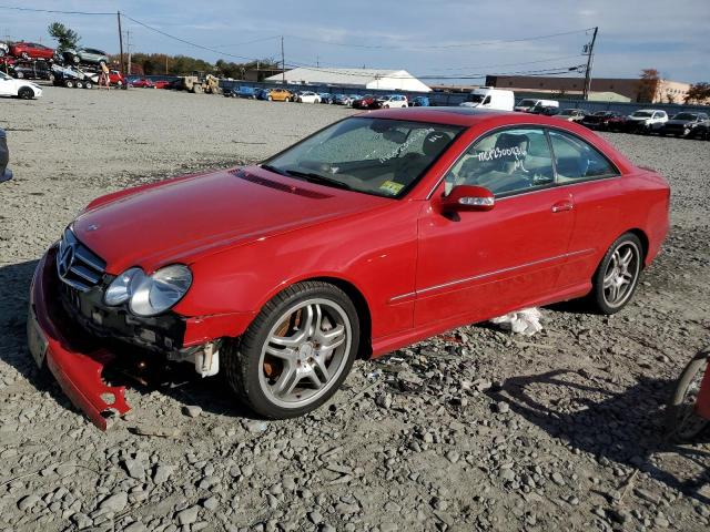 WDBTJ72H08F248021 - 2008 MERCEDES-BENZ CLK 550 RED photo 1