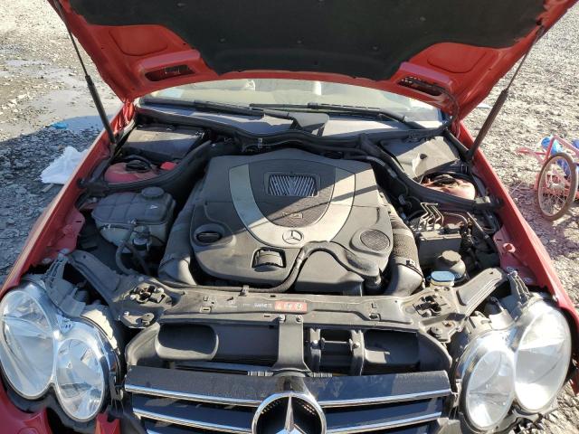 WDBTJ72H08F248021 - 2008 MERCEDES-BENZ CLK 550 RED photo 11