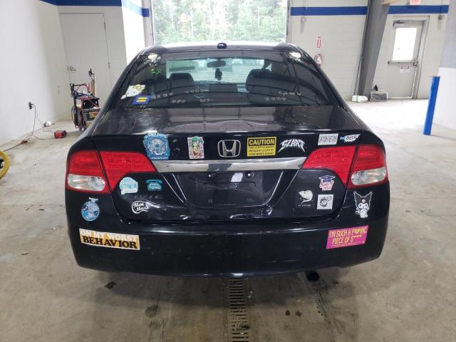 2HGFA16989H353938 - 2009 HONDA CIVIC EXL შავი ფოტო 6
