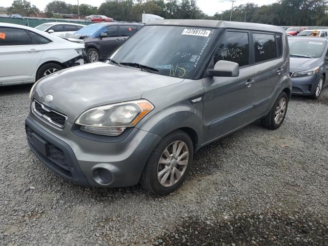 KNDJT2A57D7625767 - 2013 KIA SOUL GRAY photo 1