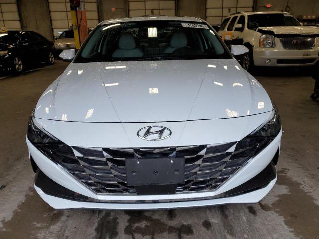 5NPLP4AG6MH017602 - 2021 HYUNDAI ELANTRA LIMITED WHITE photo 5