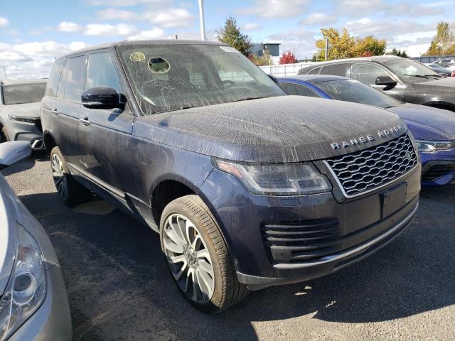 SALGV2SEXMA454303 - 2021 LAND ROVER RANGE ROVE AUTOBIOGRAPHY BLUE photo 4