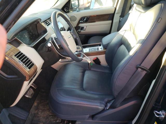 SALGV2SEXMA454303 - 2021 LAND ROVER RANGE ROVE AUTOBIOGRAPHY BLUE photo 7