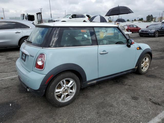 WMWSU3C55BT096308 - 2011 MINI COOPER TURQUOISE photo 3