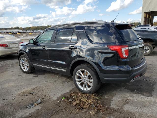 1FM5K8D84JGC54541 - 2018 FORD EXPLORER XLT BLACK photo 2