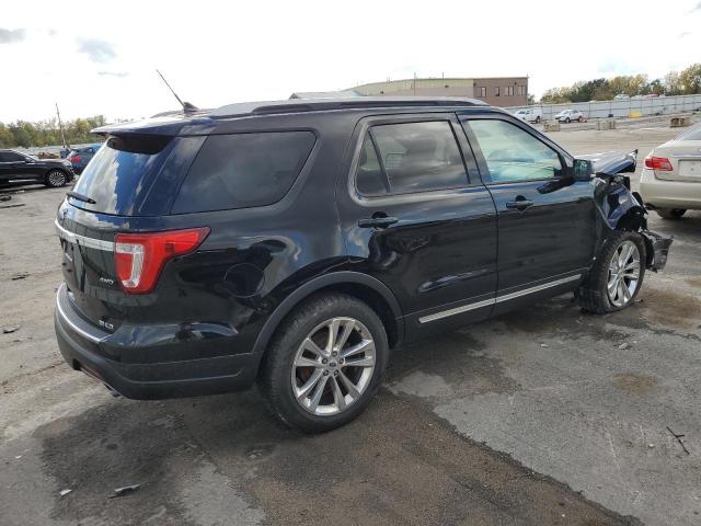 1FM5K8D84JGC54541 - 2018 FORD EXPLORER XLT BLACK photo 3