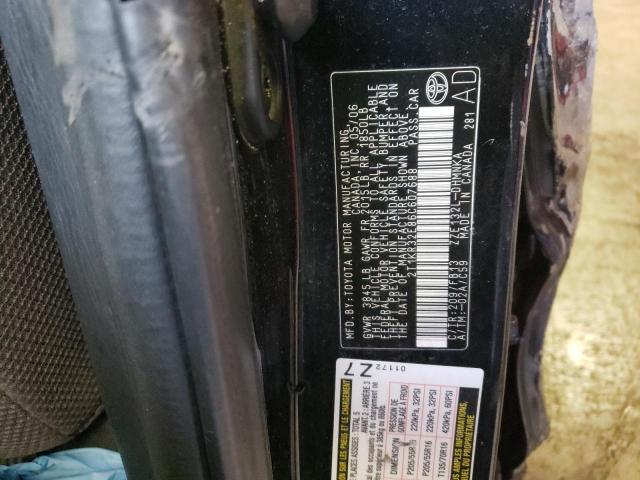 2T1KR32E86C607688 - 2006 TOYOTA COROLLA MA XR BLACK photo 13