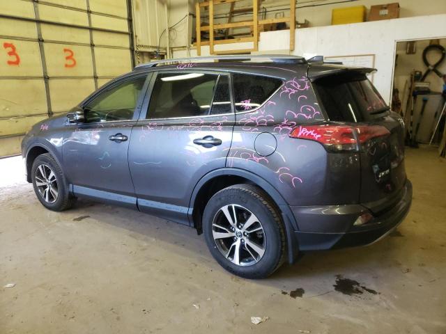 2T3RFREVXJW753644 - 2018 TOYOTA RAV4 ADVENTURE GRAY photo 2