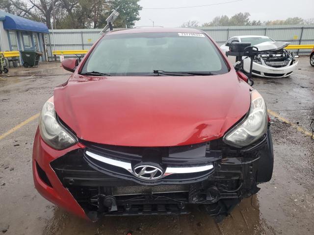 KMHDH4AE9CU417637 - 2012 HYUNDAI ELANTRA GLS RED photo 5