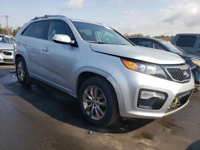 5XYKWDA22BG167844 - 2011 KIA SORENTO SX SILVER photo 4