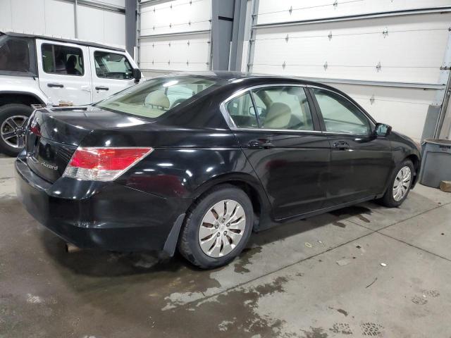 1HGCP2F34AA013255 - 2010 HONDA ACCORD LX BLACK photo 3