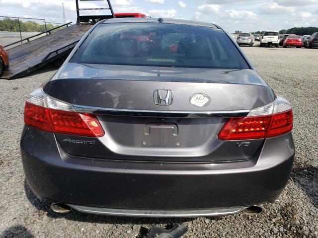 1HGCR3F8XEA028604 - 2014 HONDA ACCORD EXL GRAY photo 6