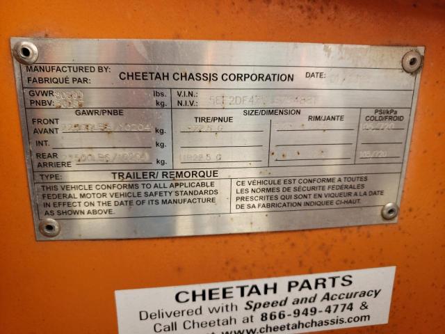 5EF2DF43XLS794881 - 2020 CHEE TRAILER ORANGE photo 10