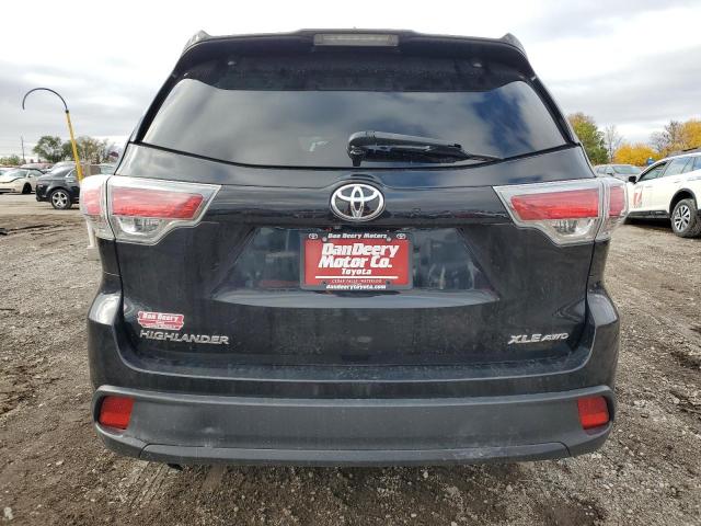 5TDJKRFH8GS231493 - 2016 TOYOTA HIGHLANDER XLE BLACK photo 6