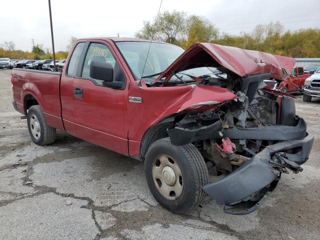 1FTRF12297KD52633 - 2007 FORD F150 RED photo 4